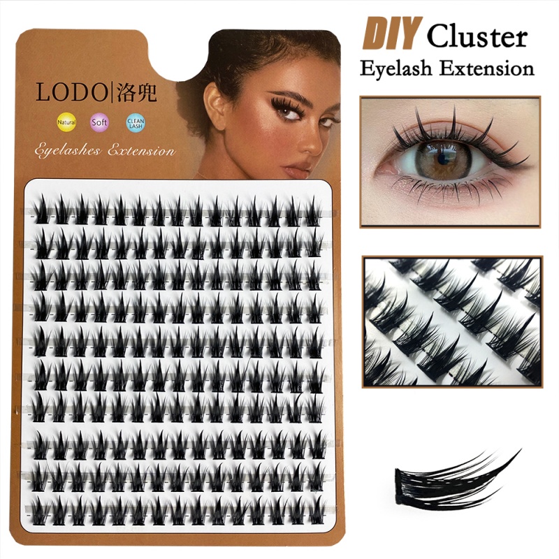 Eyelash Extension Russian - Russian Mink Eyelash Cluster 1 Box/160