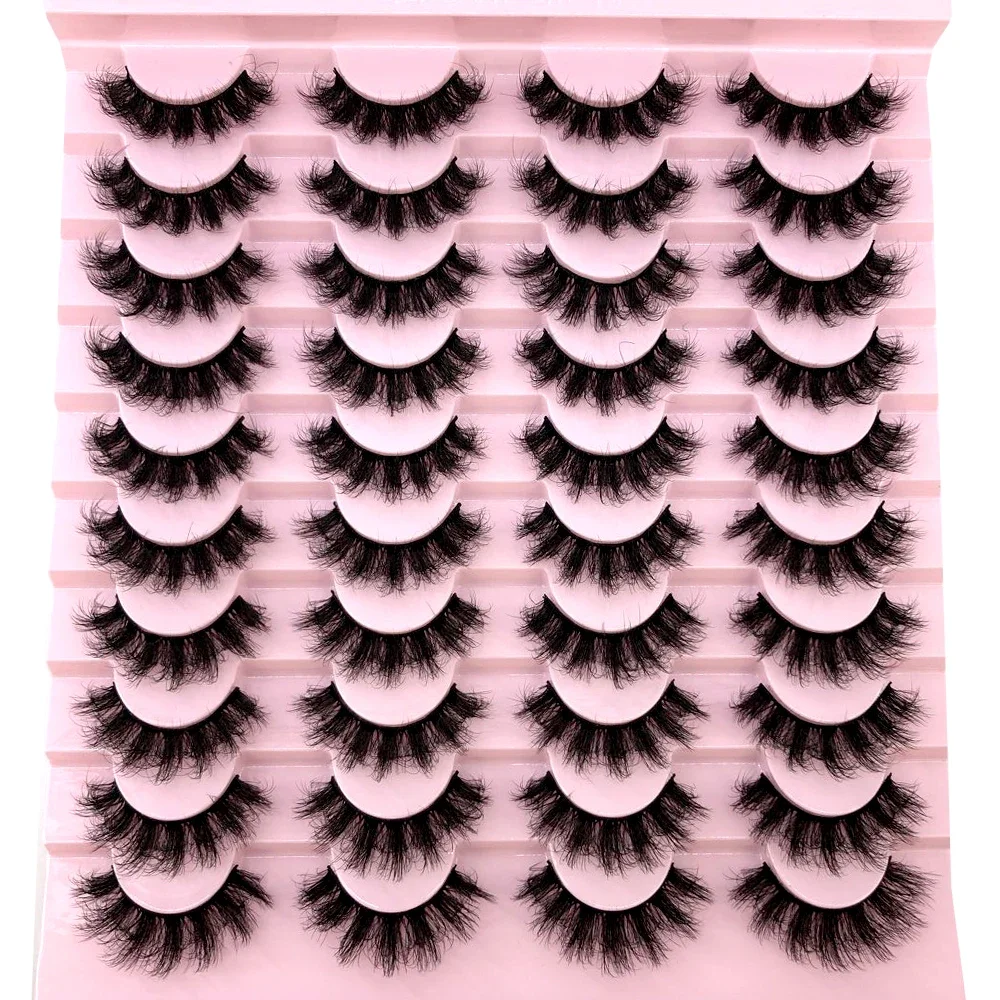 HBZGTLAD 20 pairs natural Thic - Eyelash Extension Human Hair review and price