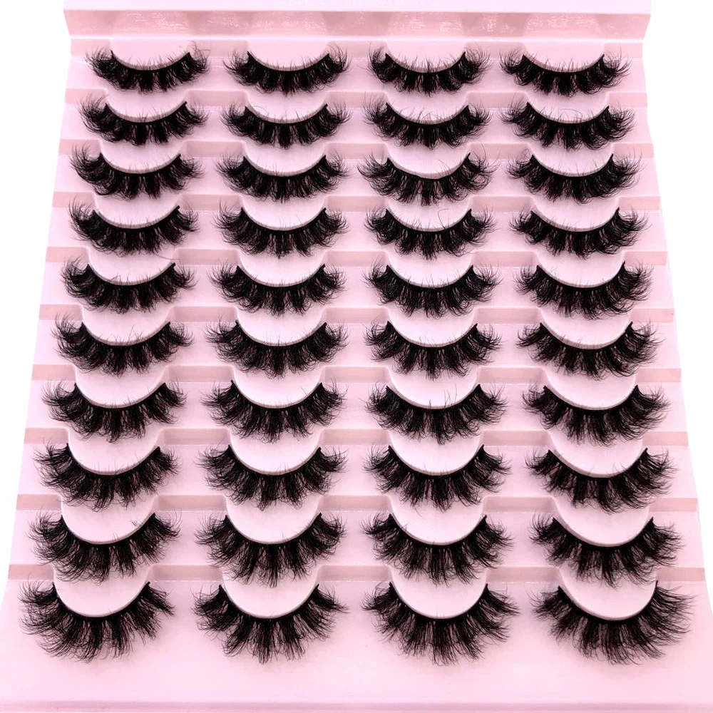 HBZGTLAD 20 pairs natural Thic - Eyelash Extension Human Hair review and price