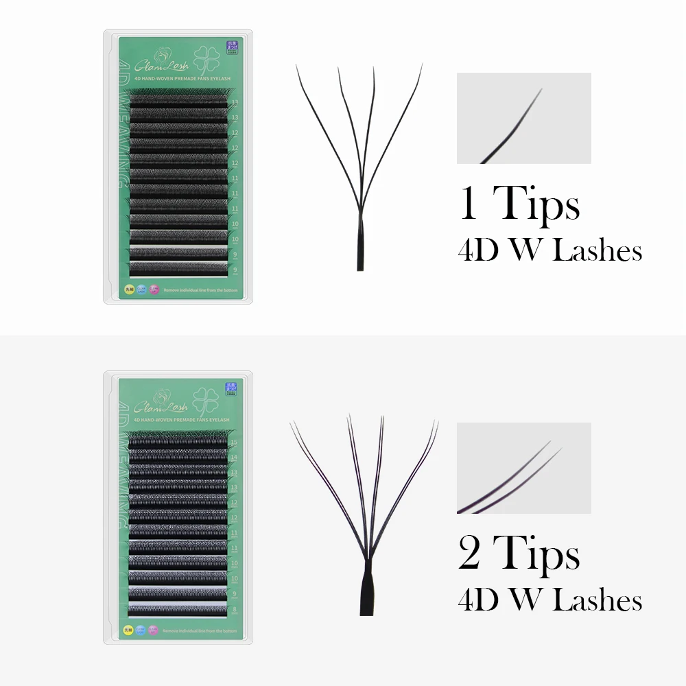 GLAMLASH 4D W Shape Eyelash Ex - Eyelash Extension For Asian Eyes review and price