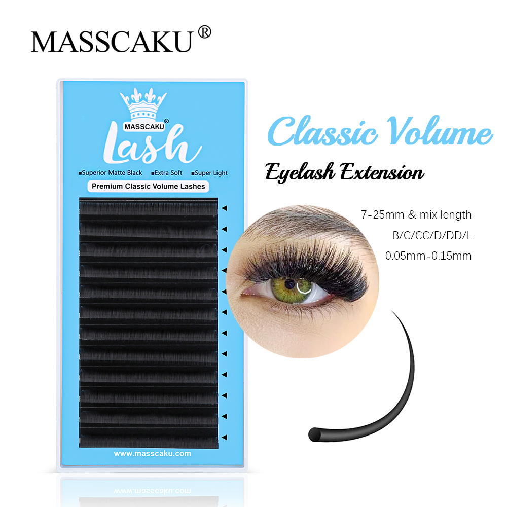 MASSCAKU 0.05/0.07/0.10/0.15mm - Eyelash Extension Russian review and price