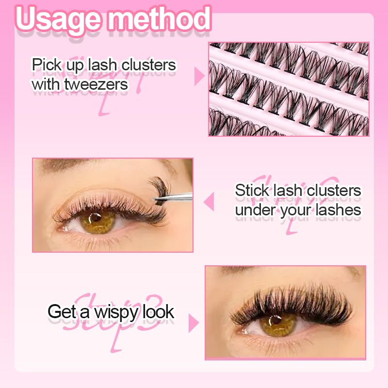 Individual Lashes Eyelash tuft - Eyelash Extension Look review and price