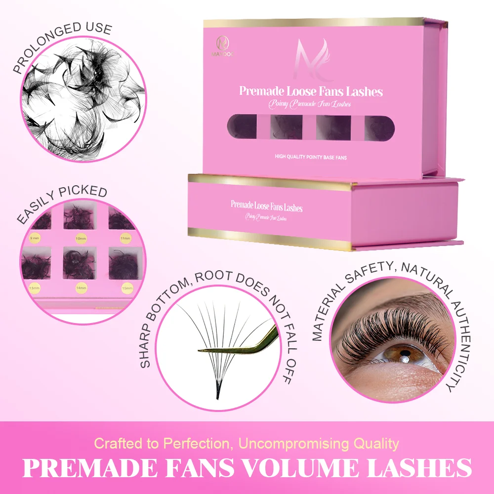 MAYOOC 800Fans Loose Fan Lashe - Eyelash Extension Russian review and price