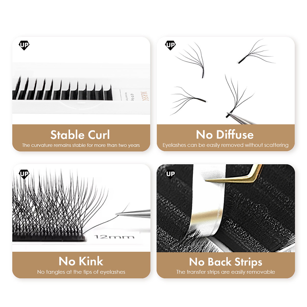MASSCAKU L LU M Curl YY/W Shap - Eyelash Extension Human Hair review and price