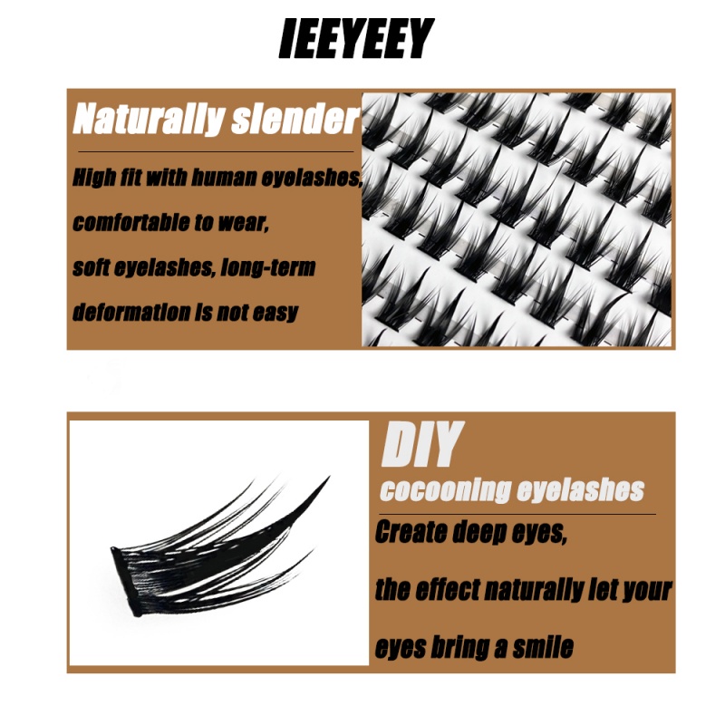 Russian Mink Eyelash Cluster 1 - Eyelash Extension Russian review and price