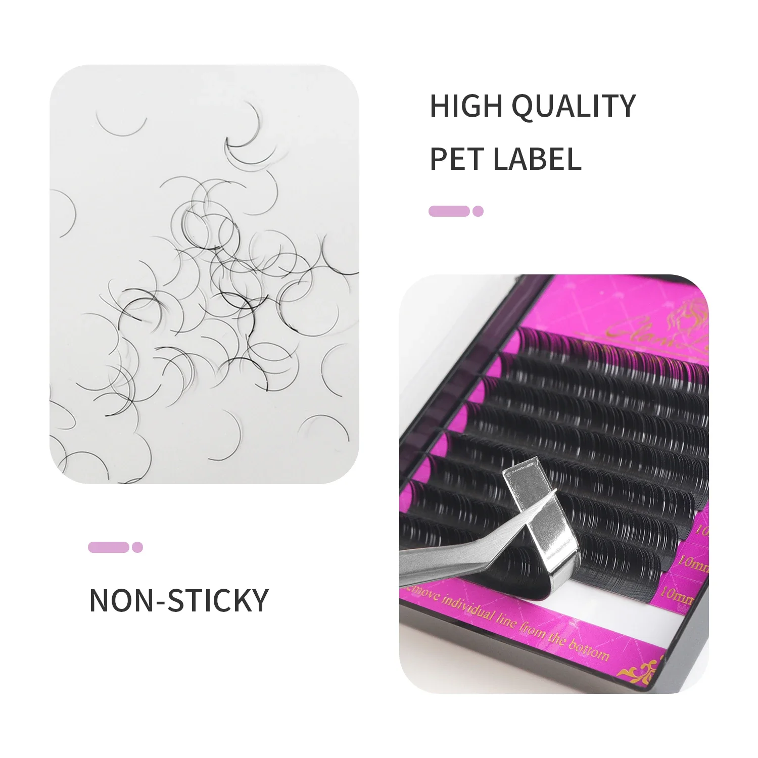 GLAMLASH Wholesale 16Rows BCCC - Eyelash Extension Human Hair review and price