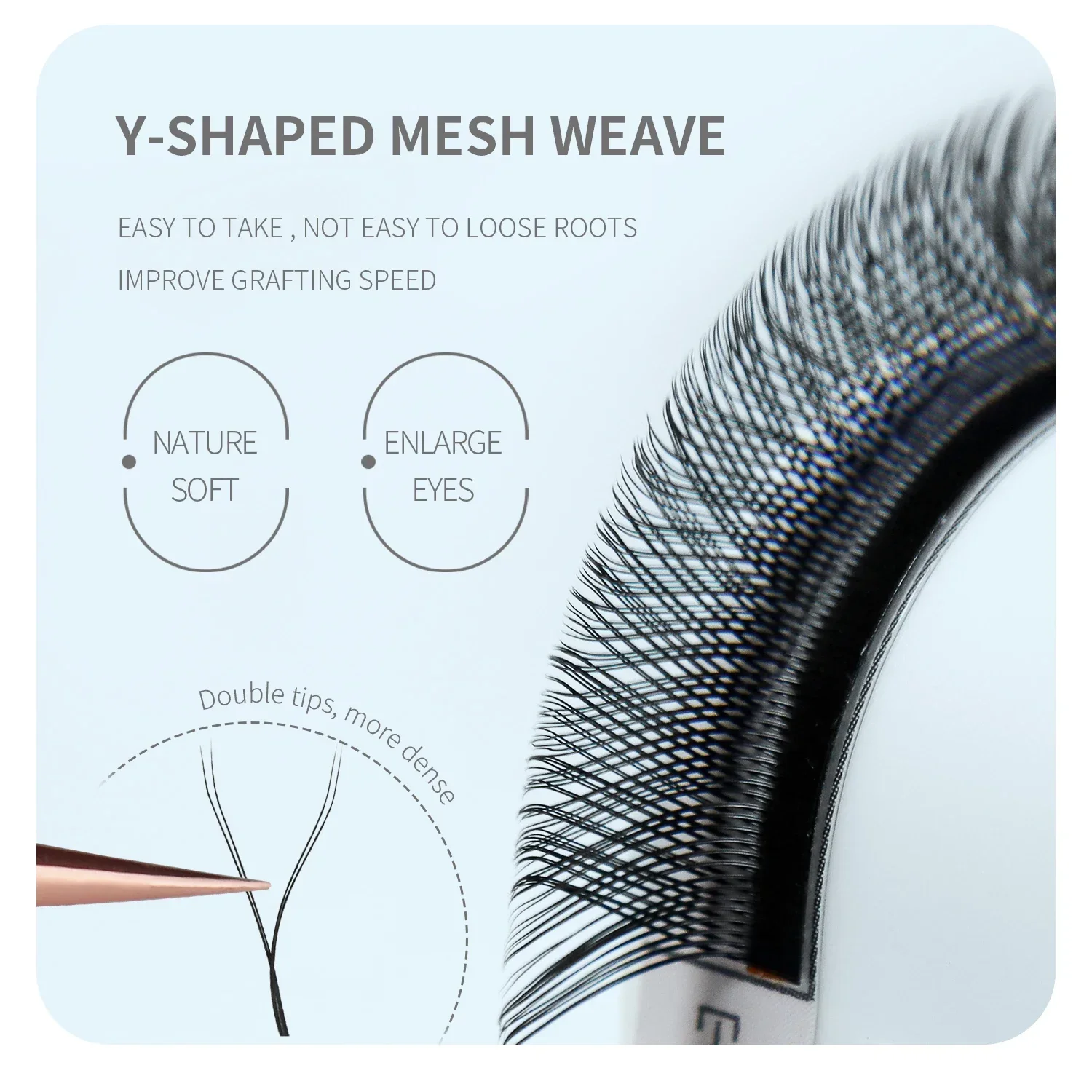 ANNAFRIS Brown W Shape Lash Ex - Eyelash Extension For Asian Eyes review and price