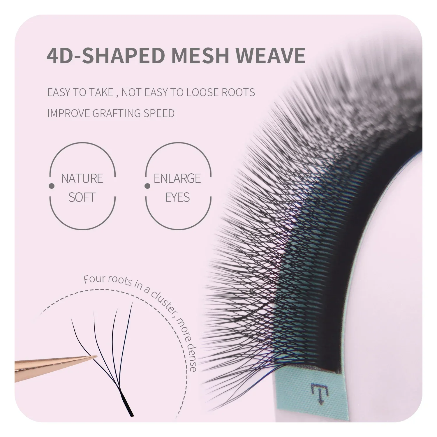 ANNAFRIS Brown W Shape Lash Ex - Eyelash Extension For Asian Eyes review and price