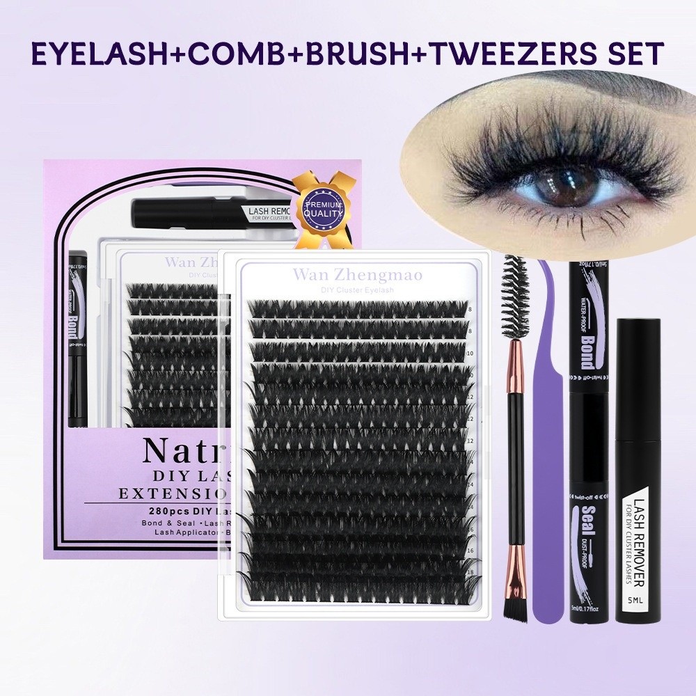 8-18mm Length False Eyelashes  - Eyelash Extension Natural Look review and price