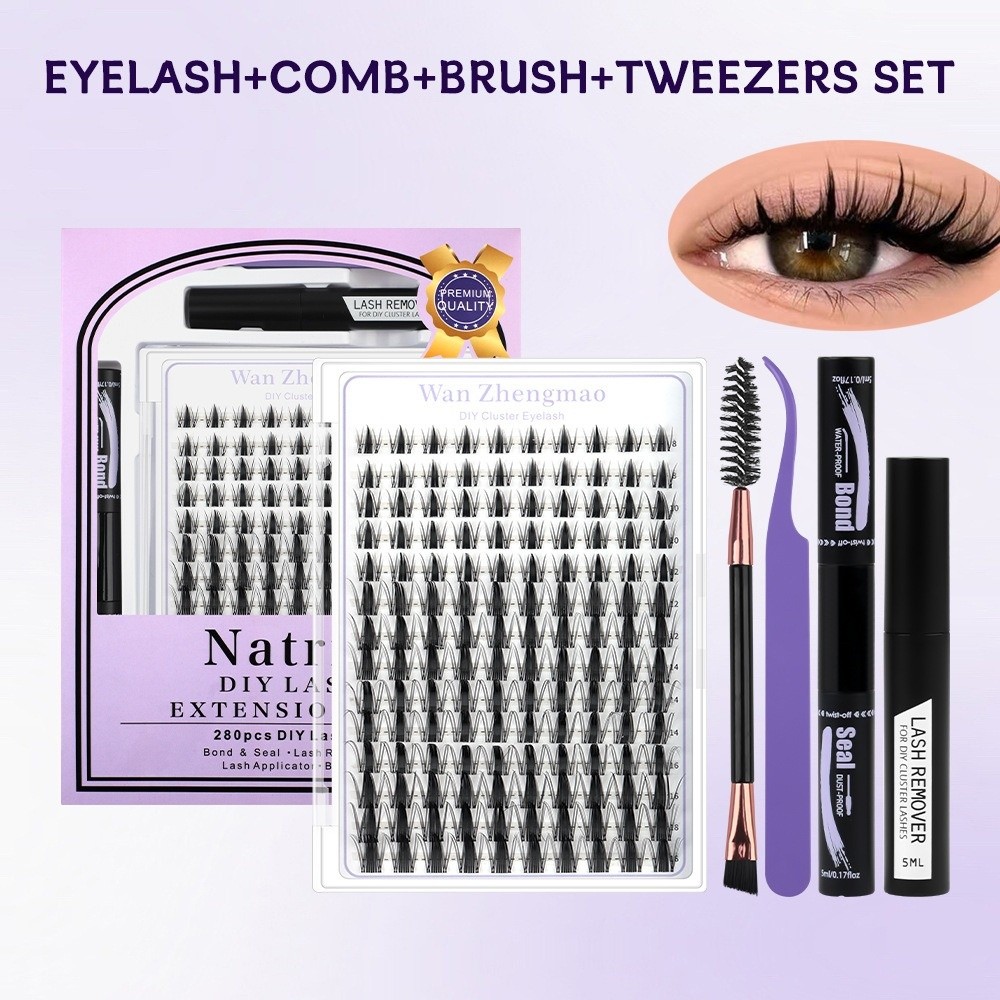 8-18mm Length False Eyelashes  - Eyelash Extension Natural Look review and price