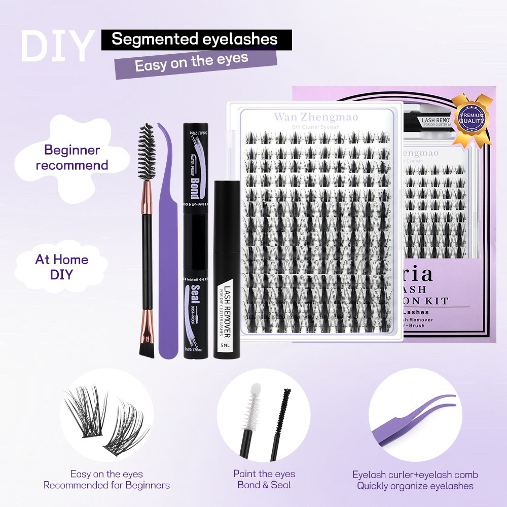 8-18mm Length False Eyelashes  - Eyelash Extension Natural Look review and price