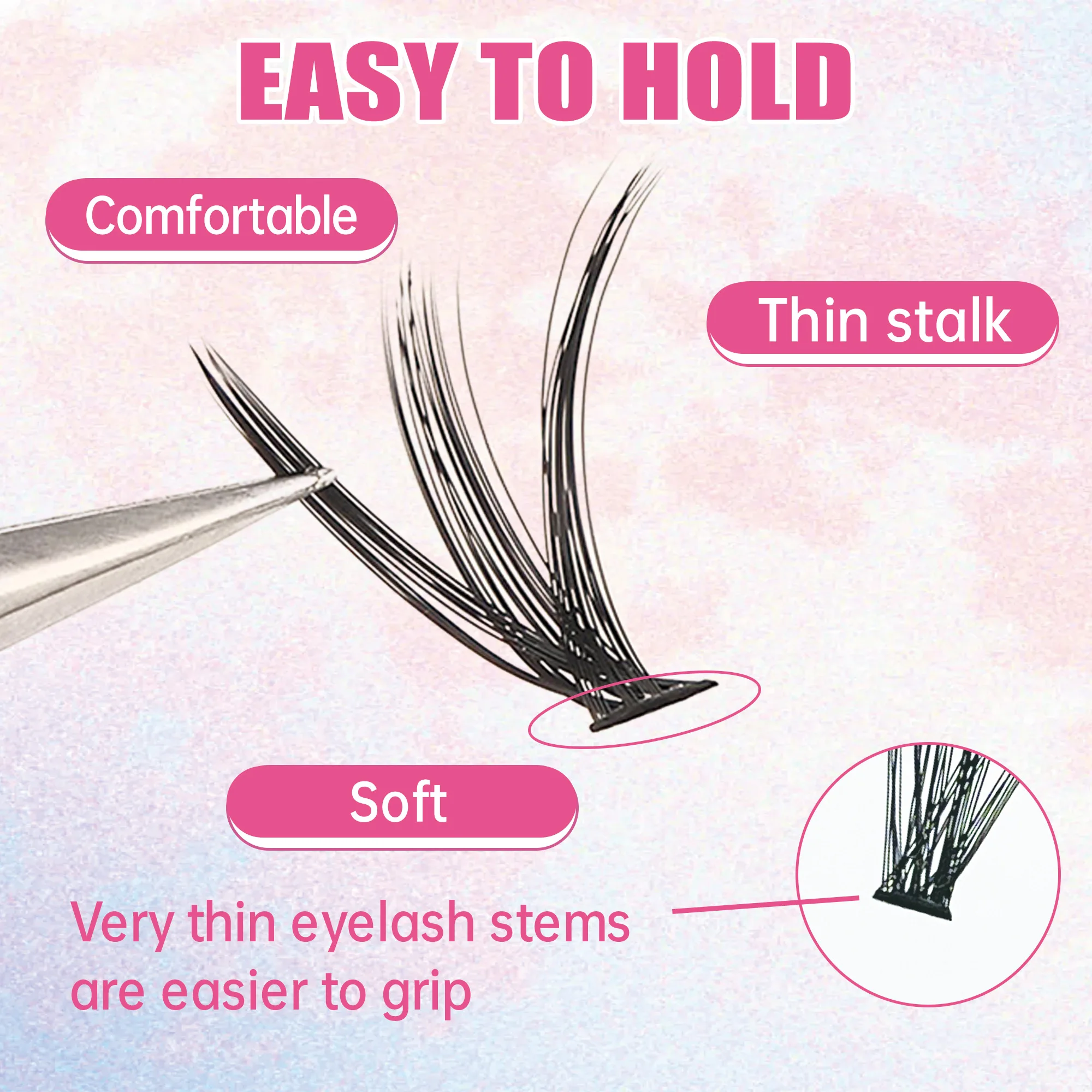 Eyelashes 200 PCS Clusters Las - Eyelash Extension London review and price