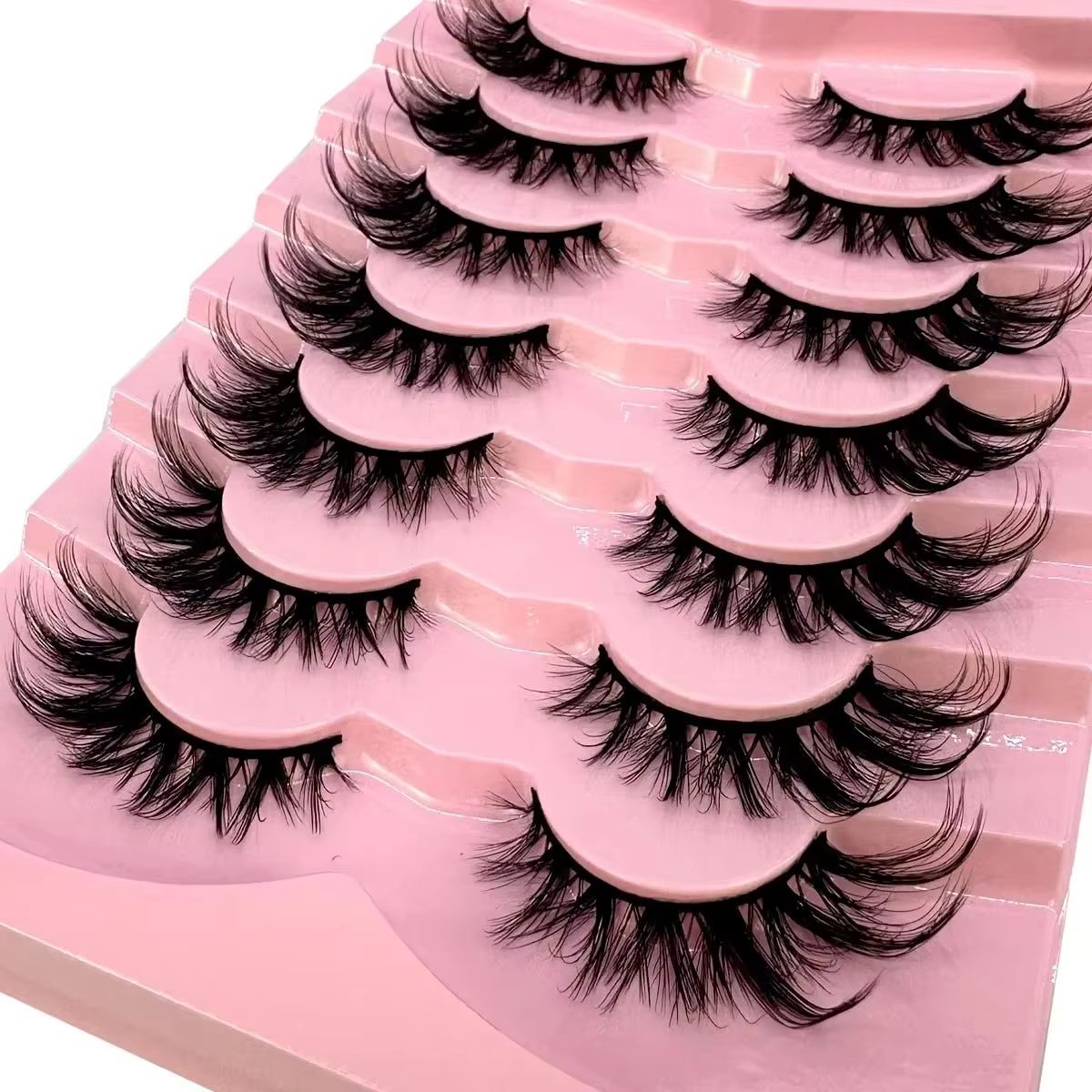 New Cat-Eye 5D Mink Eyelashes  - Eyelash Extension Human Hair review and price