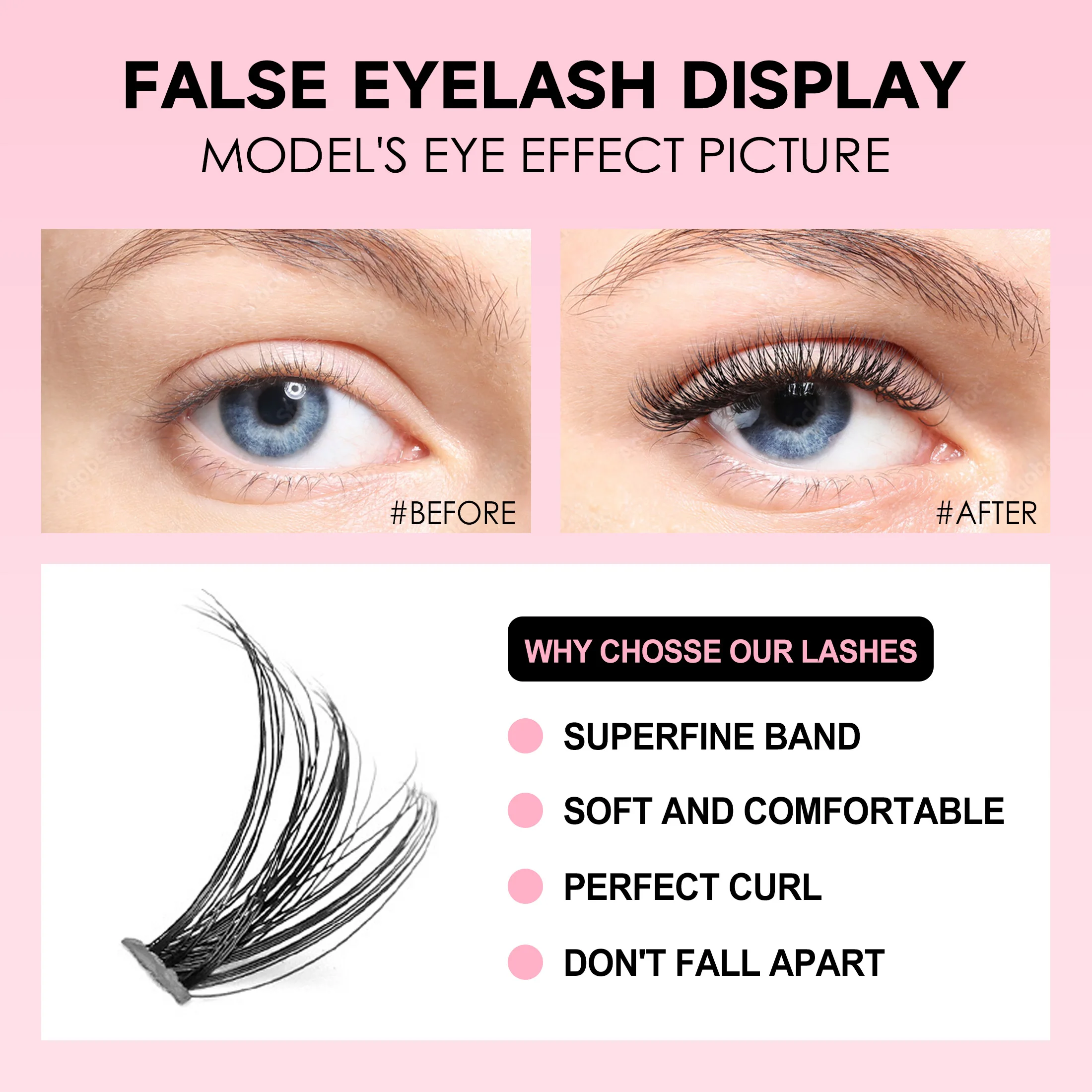 DIY Lashes Extension Kit Eyela - Eyelash Extension London review and price